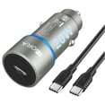 thumbnail image 3 of Cargador Automóvil Carga Turbo 20W QC 3.0 Tipo C 1Hora + Cable Tipo C a Tipo C, 3 of 3