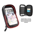 thumbnail image 3 of Cycle Phone Bag Motorcycle Phone Pouch Front Sunshade Headphone Jack Dual Zipper Internal Storage with 360 Rotation for Biking Riding Outdoor, 3 of 7