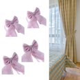 thumbnail image 3 of KCAHPAN Color Lace Bows Curtain Fasteners Curtains Holdbacks Elegant Bowknot Tiebacks, 3 of 13