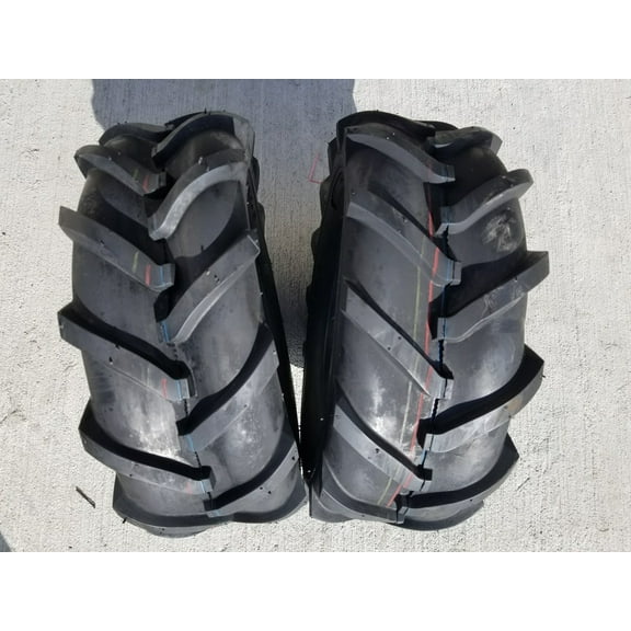 PAIR 16x6.50-8 6P Deestone D407 Lug AG 6 Ply 16x6.5-8