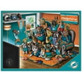thumbnail image 2 of Miami Dolphins Purebred Fans 18'' x 24'' A Real Nailbiter 500-Piece Puzzle, 2 of 2