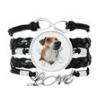 thumbnail image 1 of Animal Paper Breaking Shock Pride Bracelet Love Accessory Twisted Leather Knitting Rope Wristband, 1 of 3