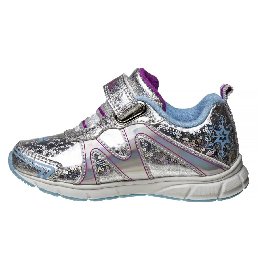 Disney Girl Frozen II Hook & Loop Closure Casual Sneakers