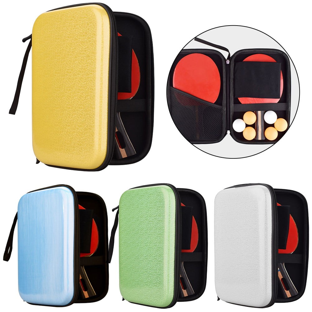 Table Tennis Racket Bag Eva Hard Shell Table Tennis Paddle Box Case Storage Bag