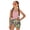 Frangipani, variant on Leopard Print Girls Swimsuit One-Piece Adjustable Straps Bathing Suit with Mesh Cover Ups Cut Out Swimwear Size 7-18 Years