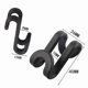 thumbnail image 2 of Black Hanger Hooks, 20-Pack Mini Connecting Hooks for Waterfall Hangers, 2 of 5