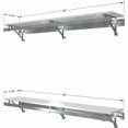 thumbnail image 2 of Arrange A Space Double Shelf Double Hang Closet System 64” White, 2 of 4