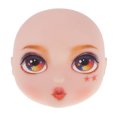 thumbnail image 2 of Para 1/6 Doll Head 3D con exquisito maquillaje, cabezas de muñecas para Blythe Doll segundo Sunnimix Cabeza de muñeca pintada a mano, 2 of 8