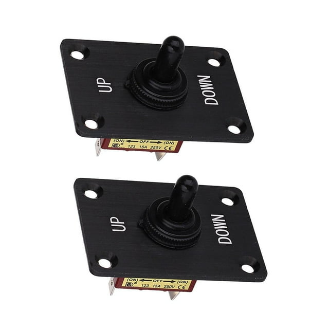 Interruptor De Palanca Momentáneo Terminal De 2pcs 15AMP 12V 3 De Para el auto Marino