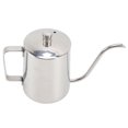 thumbnail image 4 of Bouilloire à café en acier inoxydable avec bec verseur étroit et col de cygne 350 ml Argenté, 4 of 14