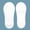 WHITE, variant on New Women Boat Sock Plantar Fasciitis Shoes Insole Socks Insoles for Feet Shock Absorbing Shoe Sole Invisible Non Slip Shoe Pads