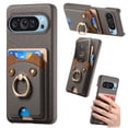 thumbnail image 1 of Case for FOXDOCK Google Pixel 9 Pro XL , Leather, Bear Ring, Card Holder, 1 of 4