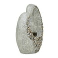 thumbnail image 6 of DecMode 15" x 16" Indoor Outdoor Gray Fiberglass Planter with Stone Mosaic Design, 6 of 8