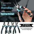 thumbnail image 4 of SHALL Snap Ring Pliers Set, 4PCS Heavy Duty 7-Inch Internal External Circlip Pliers, Straight Bent C-clip Pliers Lock Ring Pliers 5/64" Tip, Reverse Pliers for Ring Remover Retaining w/Portable Pouch, 4 of 8
