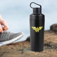 thumbnail image 4 of Dco - Logo Official Wonder Woman Logo 18 oz Insulated Water Bottle, Leak Resistant, Vacuum Insulated Stainless Steel with 2-in-1 Loop Cap, 4 of 7