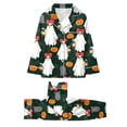 thumbnail image 5 of Leey-Word Family Matching Halloween Pajamas with Pockets for Photos and Party Perfect for Halloween Morning, A Great Holiday Gift Choice, Cozy for Relaxing at Home, 5 of 7