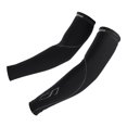 thumbnail image 1 of Ciclismo protección solar calentadores de brazo de lana deportes al aire libre mangas de brazo cubierta negro (2XL/3XL), 1 of 8