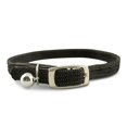 thumbnail image 2 of OmniPet Kool Kat Elastic Cat Safety Collar with Bell, Black, 8", 2 of 2