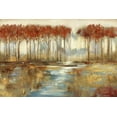 thumbnail image 2 of Pearce, Allison 32x23 Black Ornate Wood Framed with Double Matting Museum Art Print Titled - Gracious Landscape, 2 of 4