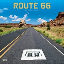 Route 66 | 2025 12x24" (Hanging) Square Wall Calendar | Plastic-Free | BrownTrout