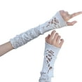 thumbnail image 1 of Gants pour Femmes Poignets à Volants Manches de Main Bracelets et Gants pour Fille, 1 of 4