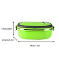thumbnail image 2 of CSSJKYJ Stainless Insulated Thermal Lunch Box – Portable Food Container for Adults, Ideal for School, Work & Outdoor Meals, Keeps Food Warm/Cold for Long Hours, Microwave-Safe, Durable Green, 2 of 3