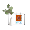 thumbnail image 1 of Ajedrez chino de artillería Jarrones colgantes de vidrio transparente Decoración Botella, 1 of 4