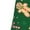 White, variant on green Christmas Element Pattern Adult Middle Tube Socks Breathable Sock Non-Pilling,Contrasting Color Design