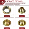 thumbnail image 4 of CUITING Solid Brass Texture Sprayer Orifice Tip Set, Fits Wal-Board Drywall Texture Hopper Gun, Professional Model Texture-Pro 200, Spray-Pro, 3 Nozzle Tips, 1 Threaded Collar, 4 of 4