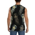 thumbnail image 4 of Balery Jellyfish Men's Sleeveless Muscle Shirts Workout Tank Top, Moisture Wicking, Odor Protection-X-Large, 4 of 8