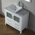 thumbnail image 6 of Dior 36" Single Bath Vanity in Zebra Gray with White Engineered Stone Top and Square Sink with Matching Mirror, 6 of 8