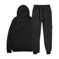 thumbnail image 5 of Gytharion Mens Tracksuit Sets 2 Pcs Hooded Sweatshirts and Cargo Sweatpants Outfits Solid Casual Long Sleeve Athletic Hoodies & Joggers Sweatsuits for Men, 5 of 5