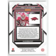 2023 Panini Prizm Draft Picks Treylon Burks #98 Arkansas Razorbacks Football Card