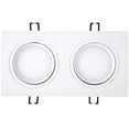 thumbnail image 1 of 14W LED Grille Grid Ceiling Recessed Flushed Mounted Rectangle Light Lighting Gimble Picture Project White-Finish Pure White, 1 of 4