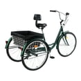 thumbnail image 6 of PRIJESSE 26 inch Adults Tricycle 7-Speed Three Wheel Bike Cruising with Rear Storage Basket (Green）, 6 of 11