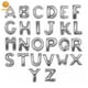 thumbnail image 5 of Globos con letras de la A a la Z, dorados y plateados, de 16 a 32 pulgadas, para sorpresas, fiestas de cumpleaños, decoración romántica para bodas, globos de papel de aluminio, 5 of 5