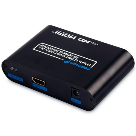 Fosmon® RGB / (YPbPr) Component AV to HDMI Converter with R/L – Metal Casing (Comes with AC Adapter) Fosmon® RGB / (YPbPr) Component AV to HDMI Converter with R/L – Metal Casing (Comes with AC Adapter)