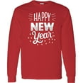 thumbnail image 3 of Inktastic Happy New Year in Hand Lettering Long Sleeve T-Shirt, 3 of 5