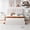 Cream White, variant on Full Size Bed Frame with Lift Up Storage, Teddy Upholstered Platform Bed with Grid Tufted Headboard, No Box Spring Needed, Hydraulic Storage, Camel Brown
