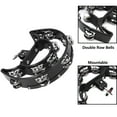 thumbnail image 4 of Tambourine Half Moon Mounted Double Row Bells with Mounting Eye Bolt Tambourine for Drum Set for Kids, Adults, Party, 4 of 5