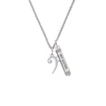 thumbnail image 2 of Delight Jewelry Silvertone Bass Clef Silvertone Always My Sister Bar Charm Necklace, 23", 2 of 4