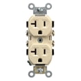 thumbnail image 1 of CBR20-00I 20 amp Decorative Duplex Receptacle  Ivory, 1 of 1
