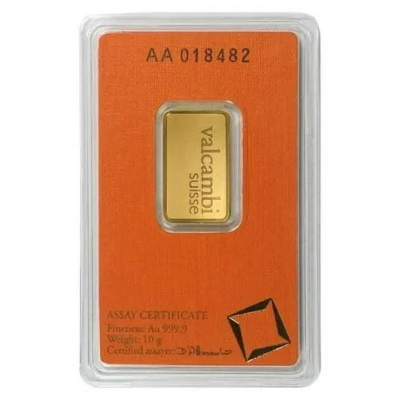 10 Gram Valcambi Gold Bar (In Assay)