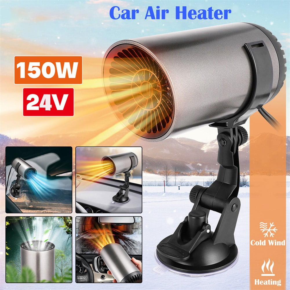Cogfs 12V 150W 2 in 1 Car Heater Hot Cool Fan Windshield Demister
