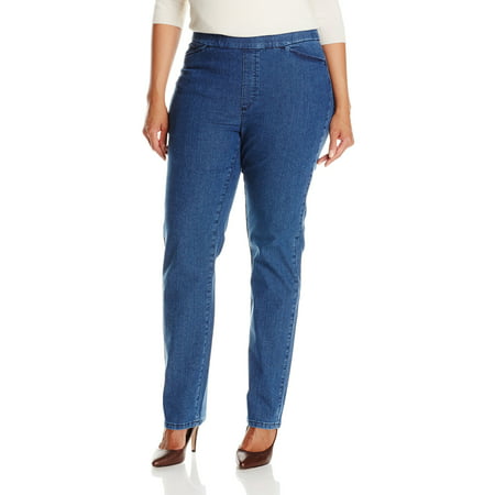 Womens Petite Pull On Stretch Jeans 18W - Walmart.com