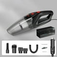thumbnail image 4 of Wired Vacuum Cleaner High Suction Portable Handheld Car and Home Vacuum 120W 29000Pa with Multiple Attachments Washable Filter USB Charging Black White, 4 of 5
