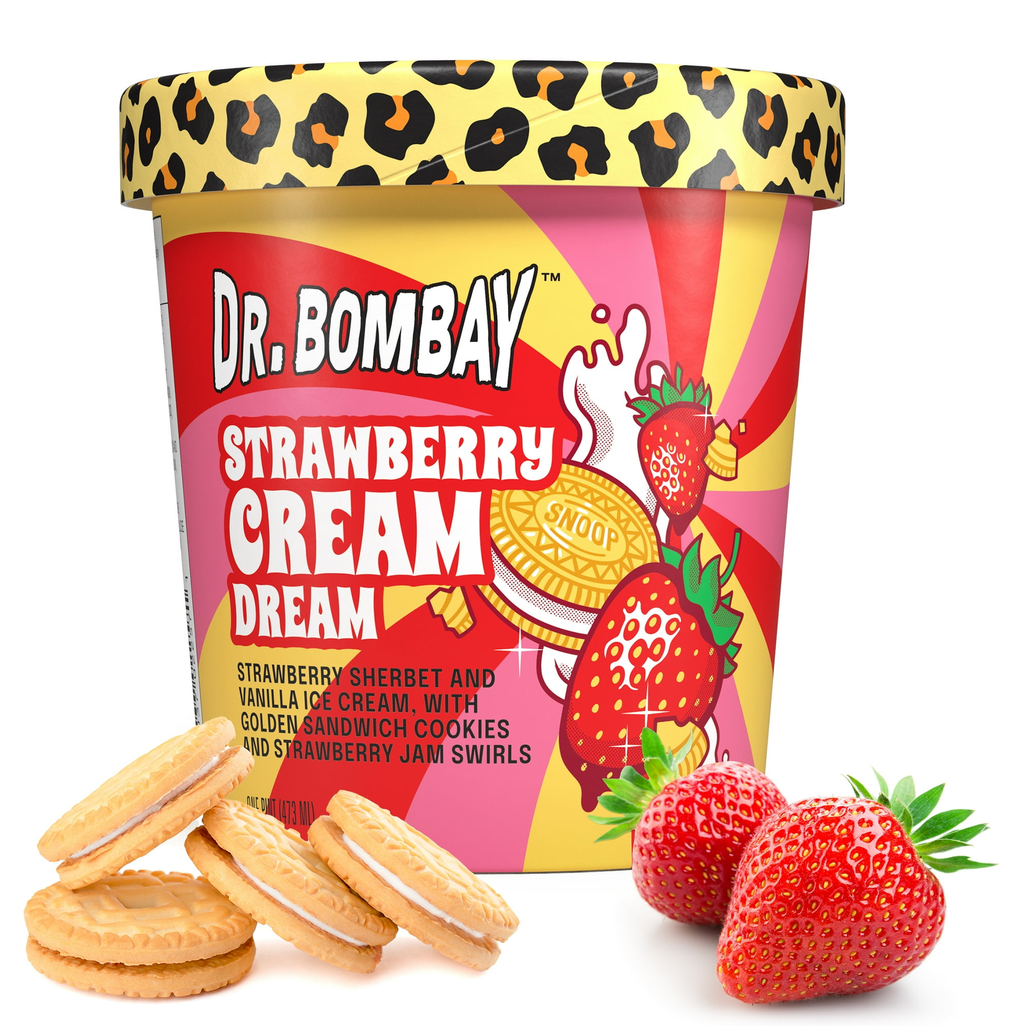 Dr. Bombay Strawberry Cream Dream - 1 Pint