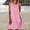 #0400-Hot Pink, variant on Puyaiuu Women Round Neck Sleeveless Polka Dot Print Tank Tops Lightweight Loose Summer Casual Daily Vacation Blouses Navy S Birthday Gift