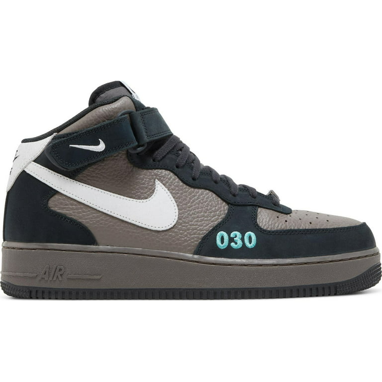 Nike Mens Air Force 1 Basketball Shoe, Black/Black