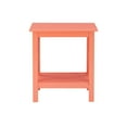 thumbnail image 6 of Linon Edmiston Indoor End Table with Shelf, 22" Tall, Coral, 6 of 10